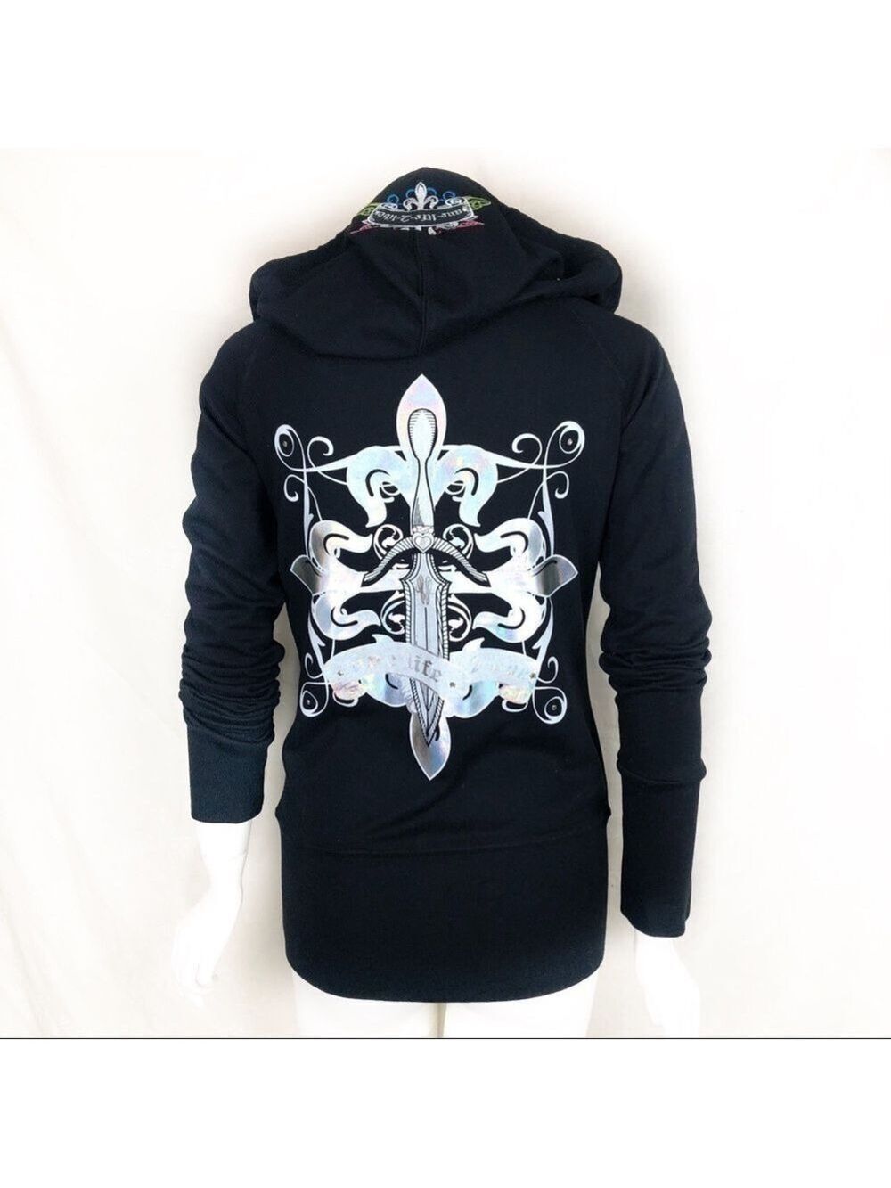 BNWT-ONE Life 2 Live LongHoodieJacket FrontZipper
